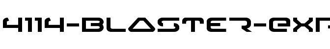 4114 Blaster Expanded Expanded.ttf