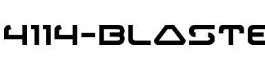 4114 Blaster Regular.ttf