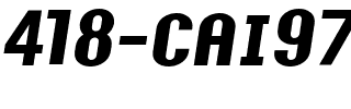 418-CAI978 418-CAI978.ttf