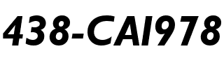 438-CAI978 438-CAI978.ttf