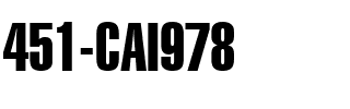 451-CAI978 Regular.ttf