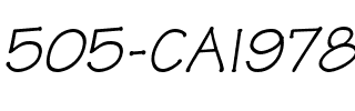 505-CAI978 505-CAI978.ttf