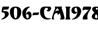506-CAI978 Regular.ttf