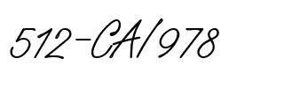 512-CAI978 Regular.ttf