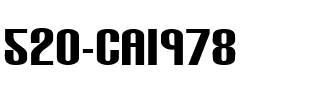 520-CAI978 Regular.ttf
