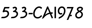 533-CAI978 533-CAI978.ttf