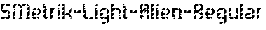 5Metrik Light Alien Regular.ttf