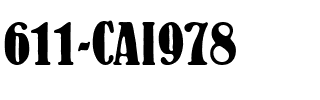 611-CAI978 Regular.ttf