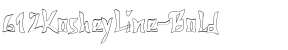 612KosheyLine Bold.ttf
