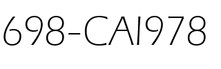 698-CAI978 Regular.ttf