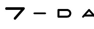 7 days fat Regular.ttf