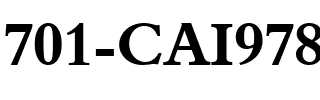 701-CAI978 701-CAI978.ttf