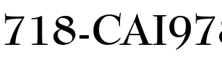 718-CAI978 718-CAI978.ttf