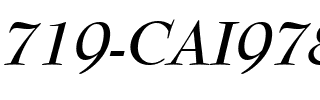 719-CAI978 719-CAI978.ttf