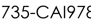 735-CAI978 Normal.ttf