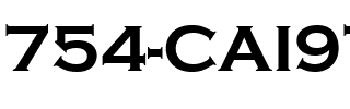 754-CAI978 Normal.ttf