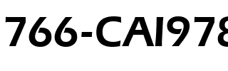 766-CAI978 766-CAI978.ttf
