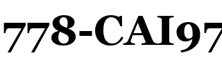 778-CAI978 Gras.ttf