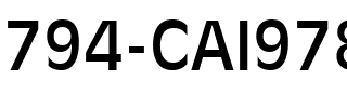 794-CAI978 Regular.ttf
