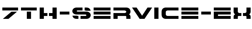 7th Service Expanded Expanded.ttf