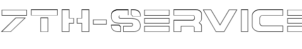 7th Service Outline Outline3.ttf