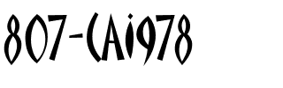 807-CAI978 Regular.ttf