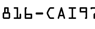 816-CAI978 Regular.ttf