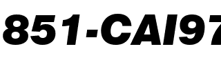 851-CAI978 851-CAI978.ttf
