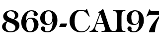 869-CAI978 869-CAI978.ttf