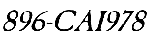 896-CAI978 896-CAI978.ttf
