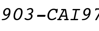903-CAI978 903-CAI978.ttf