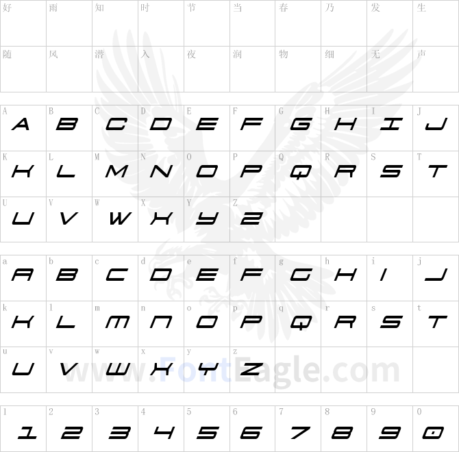 911-Porscha-Condensed-Italic