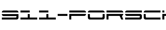 911 Porscha Laser Regular.ttf