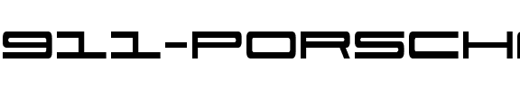 911 Porscha Regular.ttf
