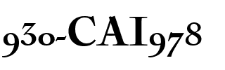 930-CAI978 Regular.ttf