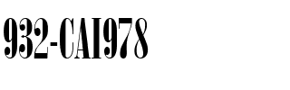 932-CAI978 Regular.ttf