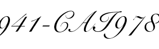 941-CAI978 Regular.ttf