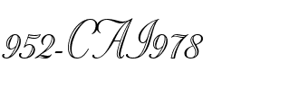 952-CAI978 Regular.ttf