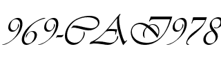 969-CAI978 Regular.ttf