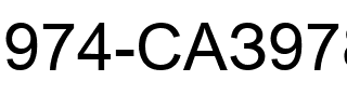 974-CAI978 Regular.ttf