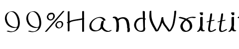 99%HandWritting Regular.ttf