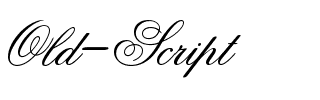 Old Script Regular.ttf