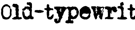 Old typewriter Normal.ttf