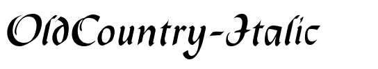 OldCountry Italic.ttf
