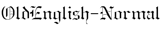 OldEnglish Normal.ttf