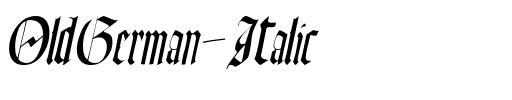 OldGerman Italic.ttf