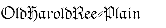 OldHaroldRee Plain.ttf