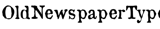 OldNewspaperTypes Regular.ttf