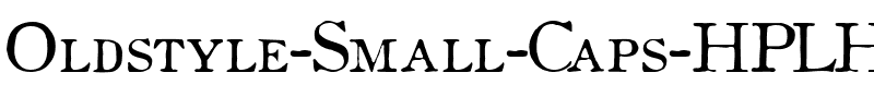 Oldstyle Small Caps HPLHS.ttf