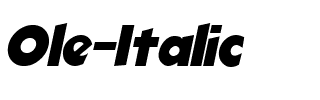 Ole Italic.ttf
